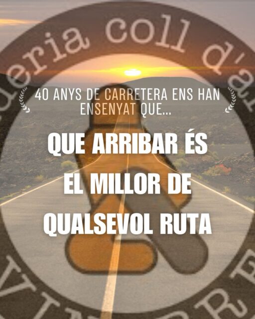 🏍️ QUAN ARRIBA EL BON TEMPS…
Les carreteres s’obren, les jaquetes surten de l’armari i les ganes de posar quilòmetres tornen amb força.
Però abans de sortir, un parell de coses que 40 anys de carretera ens han ensenyat:
🔧 Revisa la roba — que la jaqueta i el casc estiguin en bon estat. No hi ha look més motard que anar ben protegit.
🛞 Mira les rodes — pressió i estat del dibuix. Són l’únic contacte amb l’asfalt.
☀️ I recorda que després de l’hivern, la carretera també necessita la seva posada a punt — vigila el ferm els primers dies de bon temps.
40 anys de carretera ens han ensenyat que arribar és el millor de qualsevol ruta. 🔥
Seguim fent camí. Ens veiem a la carretera!
#EscuderiaCollDArruix #SegutatAmMotor #Vinebre