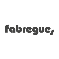 Logo a una tinta de Fabregues.