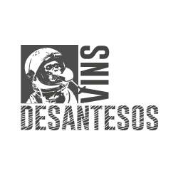 Logotip a una tinta de Vins desantesos.