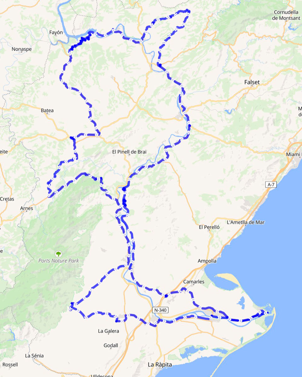 Mapa track 300.