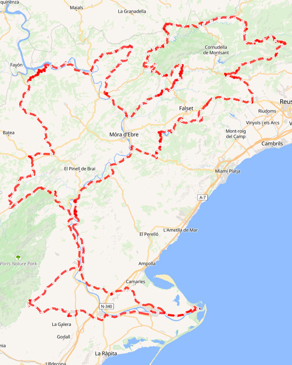 Mapa track 500.